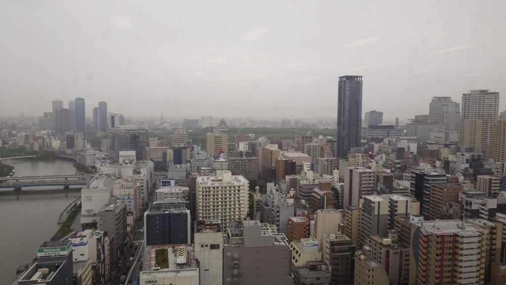リフレッシュルームから見る大阪城