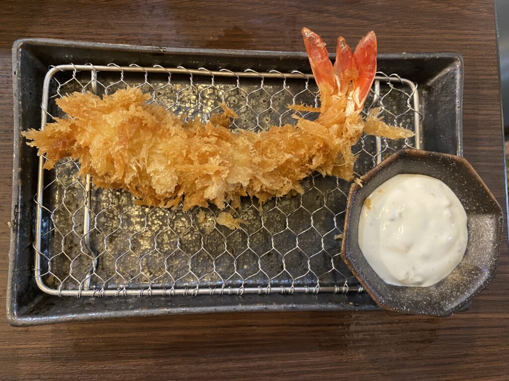 とんかつ源屋 海老フライ